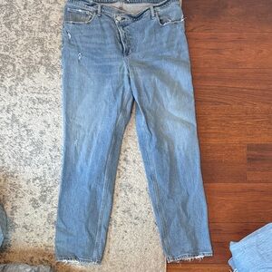 Abercrombie & Fitch Light Blue Straight Leg Jeans